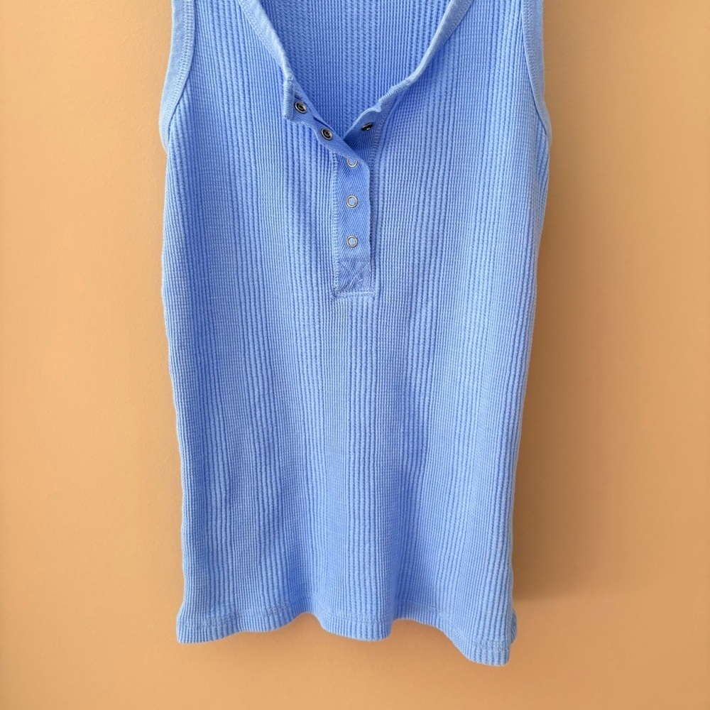 Aerie Tank Top Blue Sz Medium - Picture 3 of 5